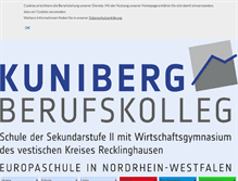 Tablet Screenshot of kuniberg-bk.de